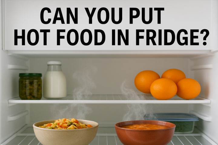 Myth and Fact about putting hot food in fridge